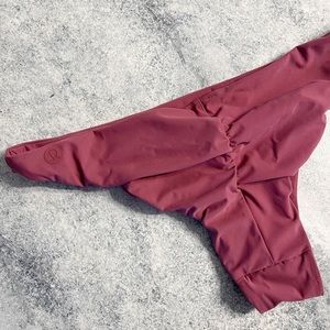 Lululemon Ruched Bikini Bottoms